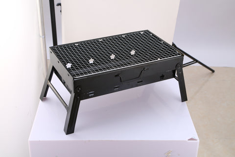Portable Foldable Charcoal BBQ Grill – Lightweight Camping & Outdoor Smoker for Picnic, Garden & Travel