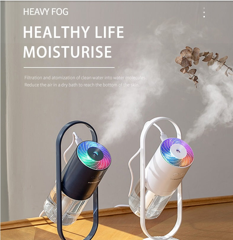 Portable Ultrasonic Mist Maker with Ambient Night Light