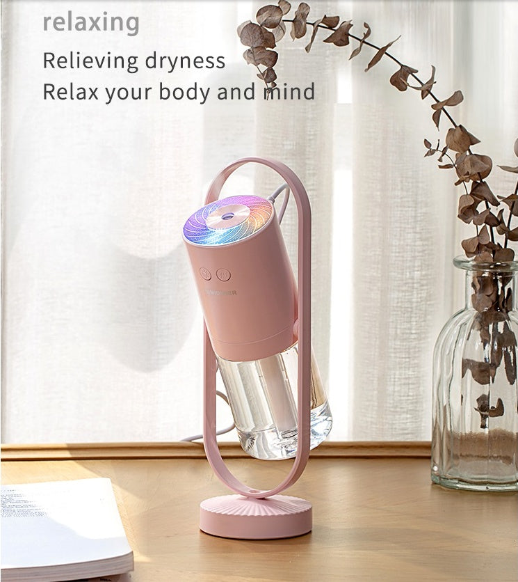 Portable Ultrasonic Mist Maker with Ambient Night Light