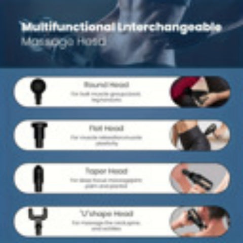 Mini Portable Massage Gun – USB Rechargeable Deep Tissue Muscle Relaxer