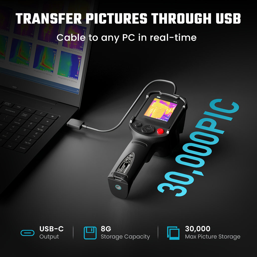 TR10 Portable Thermal Imager – Infrared Camera for Leak Detection, Electrical Maintenance & Industrial Inspection