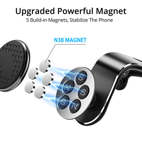 "SmartGrip Magnetic Phone Holder – Car Vent 360° Rotation"