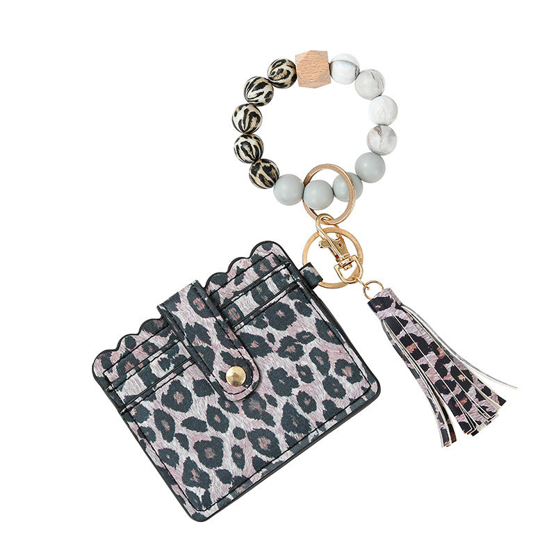 Urban Chic Beaded Wristlet Keychain