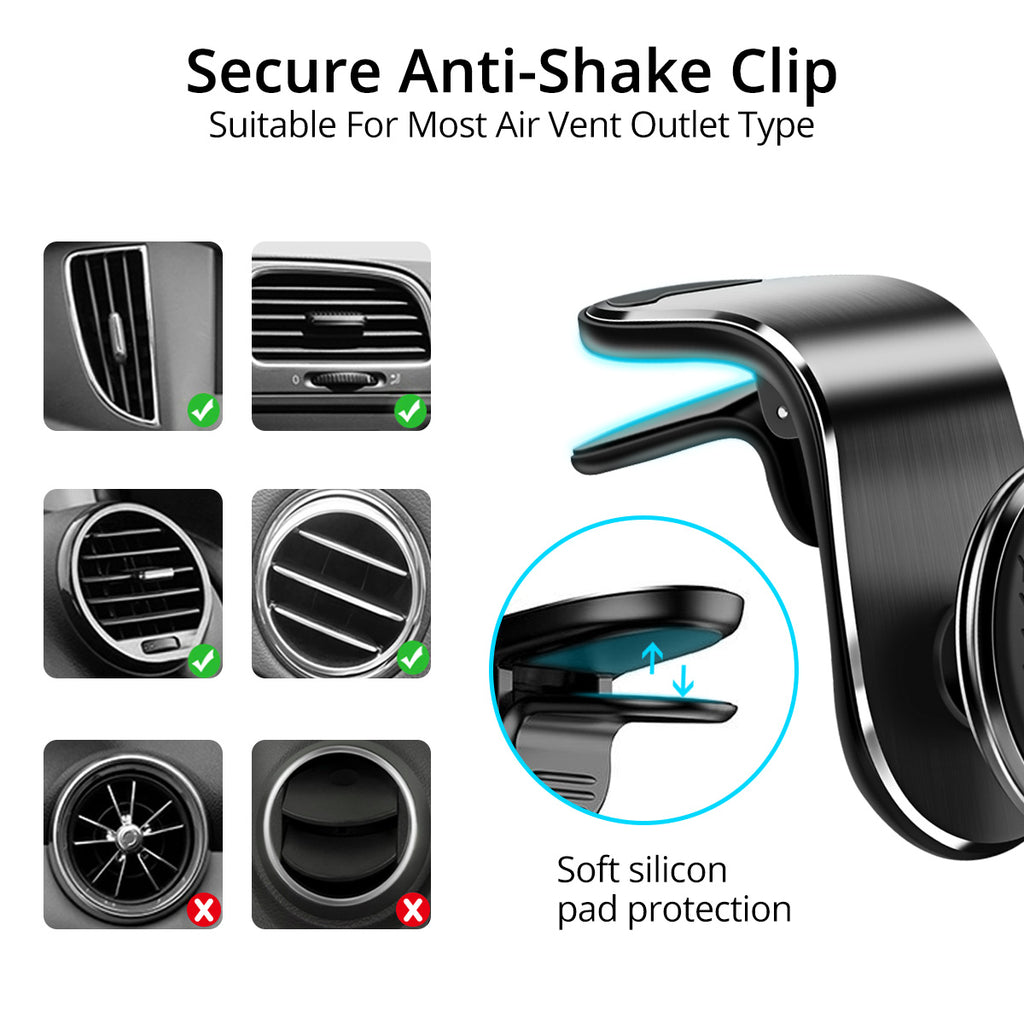 "SmartGrip Magnetic Phone Holder – Car Vent 360° Rotation"