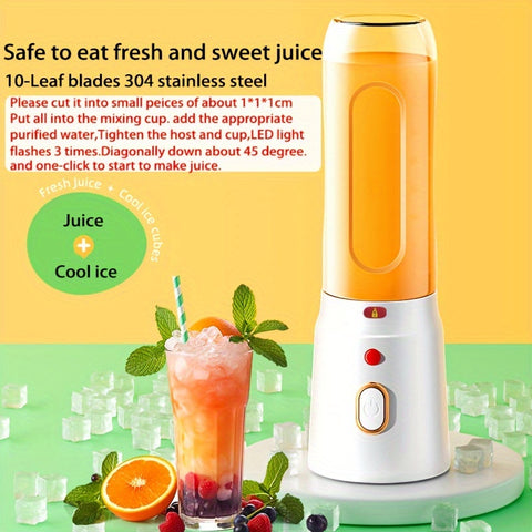 Portable USB Rechargeable Mini Blender – Travel-Friendly