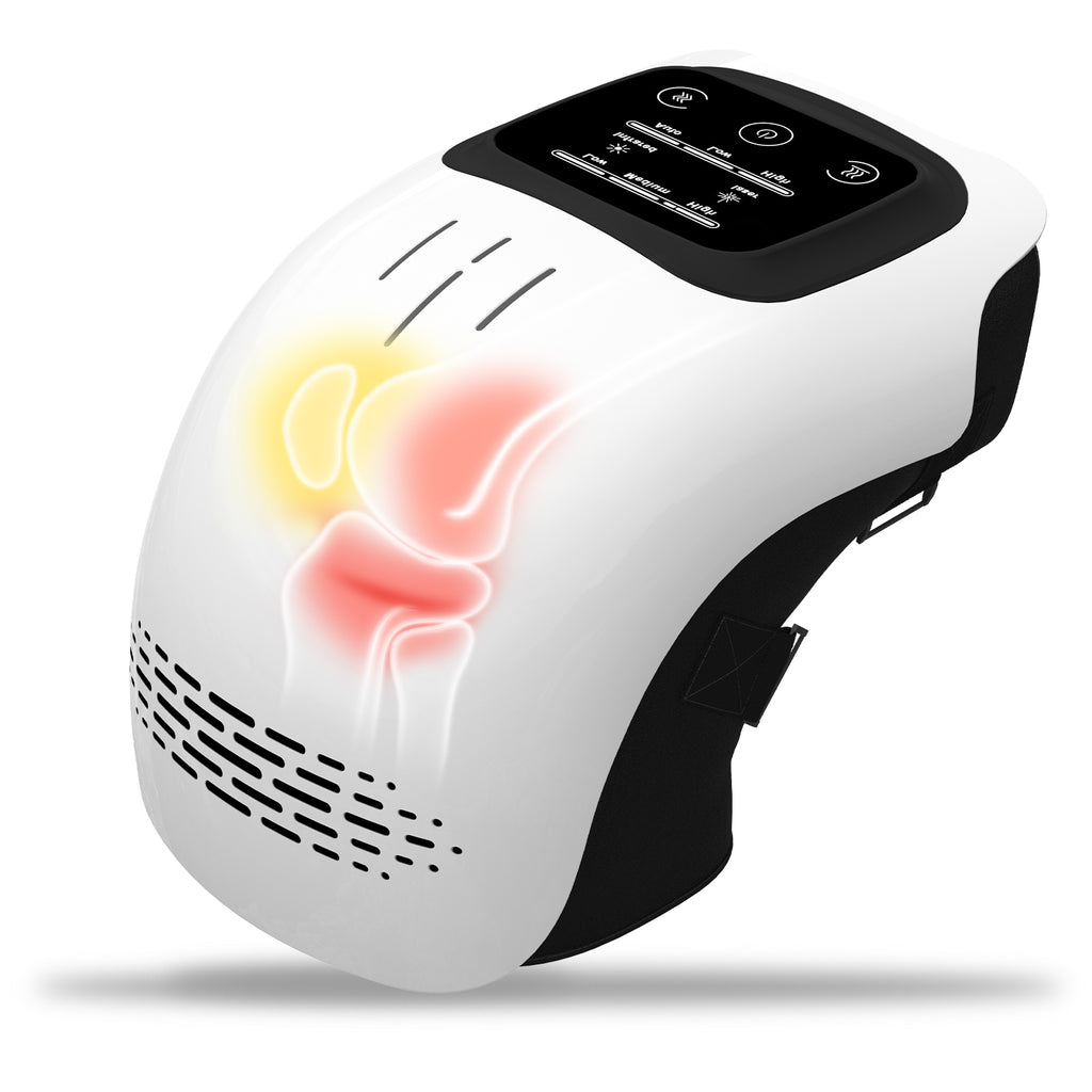 Rechargeable Knee Massager with Heat & Vibration for Pain Relief