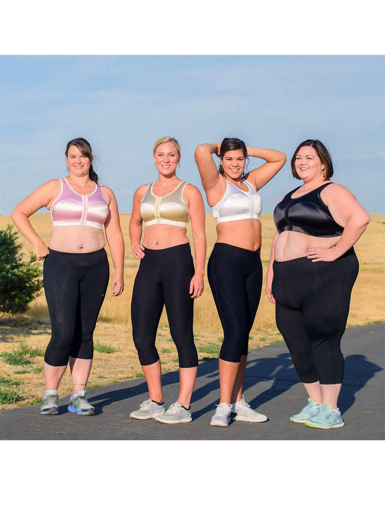 High-Waist Tummy Control Yoga Pants with Pockets, 4-Way Stretch Black Workout Tights