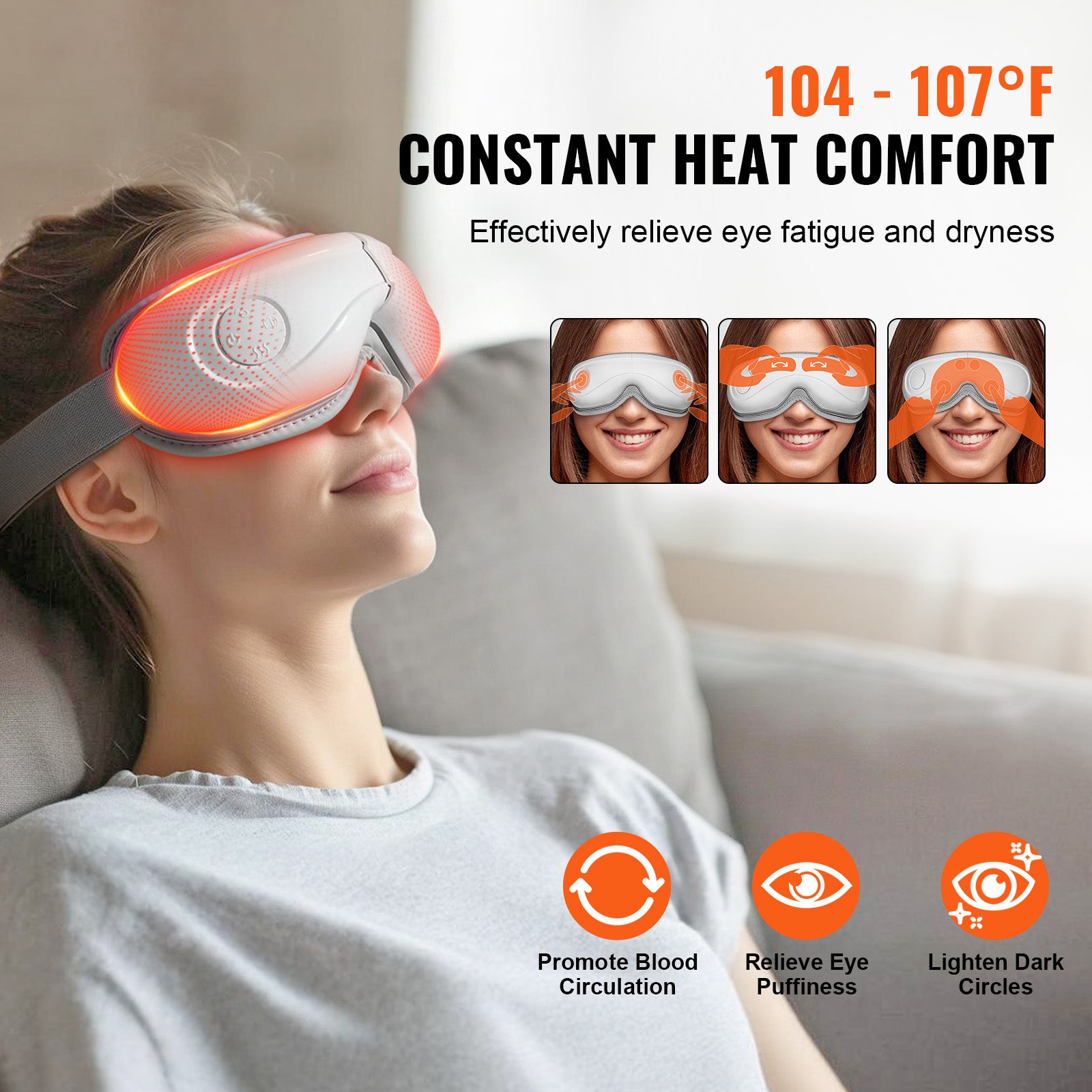 LuxeVision Heated Eye Massager