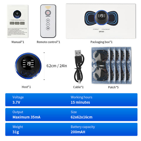 ZenPulse Portable EMS Massager