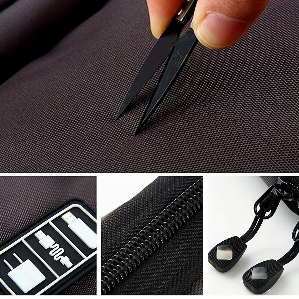 Portable Electronics Accessories Organizer – Travel Case for Cables, Headphones, Earphones & Phone Gear