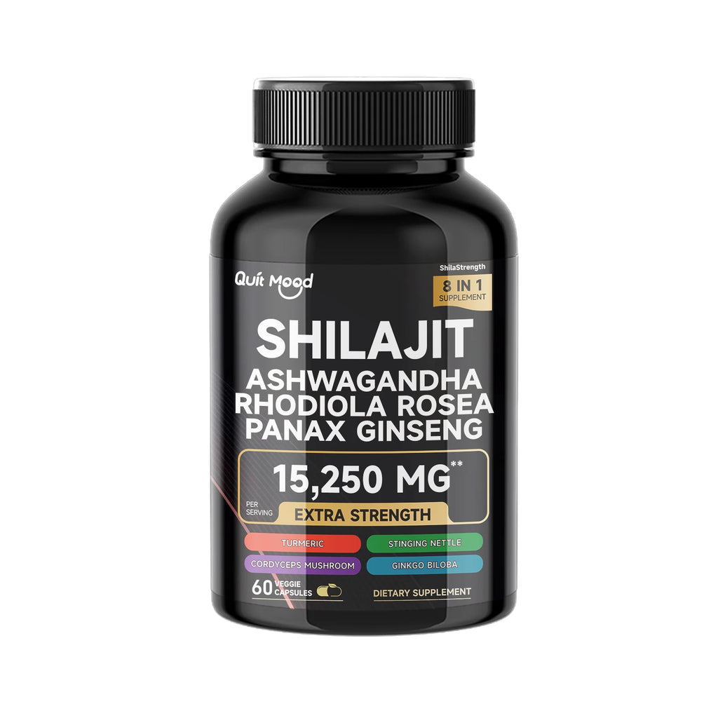 Herbal Sea Moss & Shilajit Capsules – 120-Count Blend with Ashwagandha, Turmeric & More