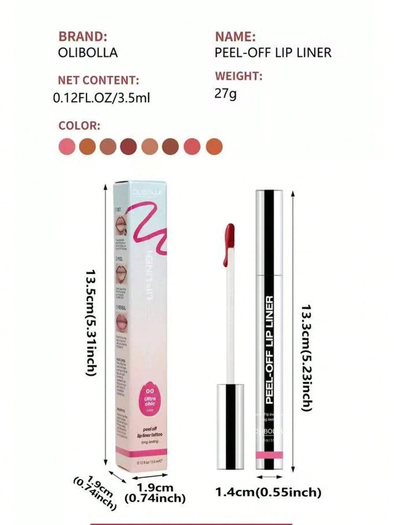 Peel & Reveal Lip Liner Tint – Waterproof Matte