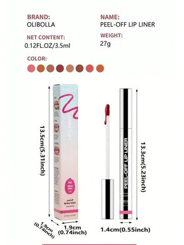 Peel & Reveal Lip Liner Tint – Waterproof Matte