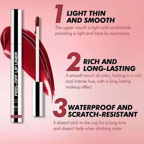 Peel & Reveal Lip Liner Tint – Waterproof Matte