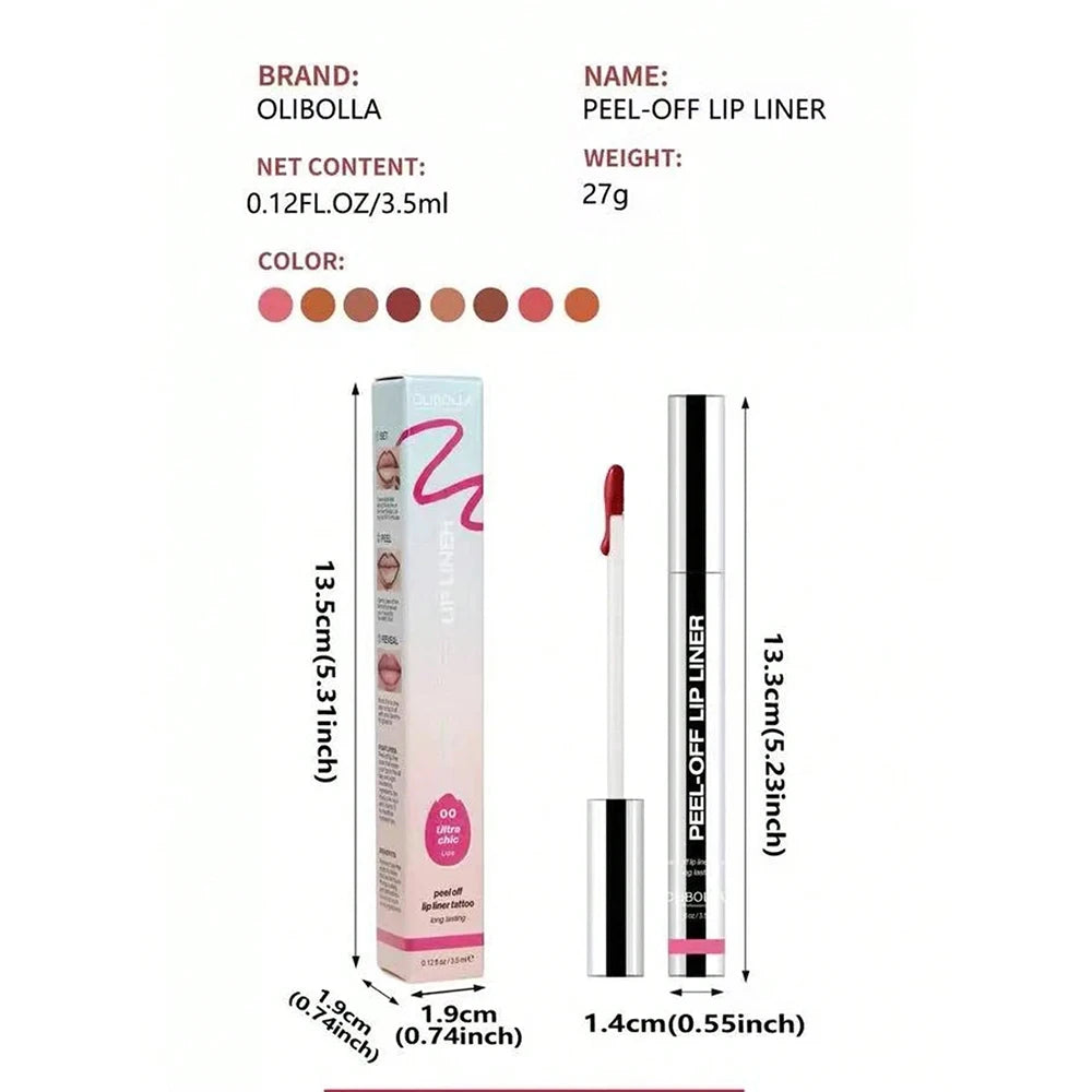 Peel & Reveal Lip Liner Tint – Waterproof Matte