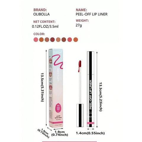 Peel & Reveal Lip Liner Tint – Waterproof Matte