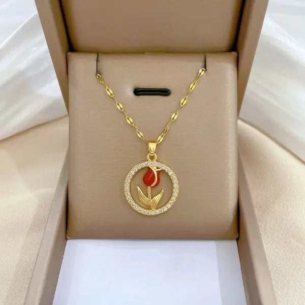Elegant Micro-Inlaid Zircon Butterfly Choker Necklace