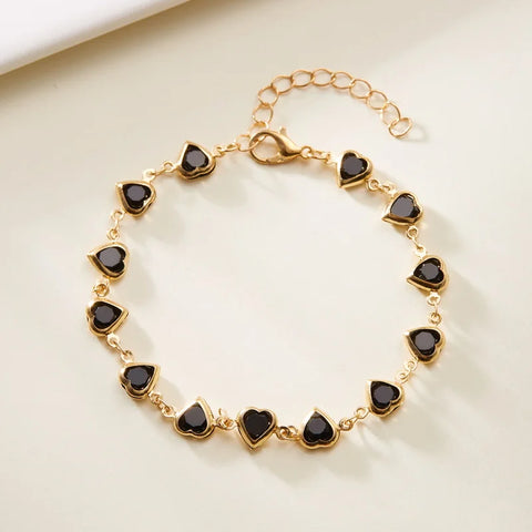 Luxury Heart Zircon Bracelet – Perfect Gift for Women