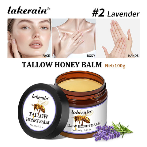 Hydrating Tallow Honey Cream – Natural Relief for Dry, Irritated Skin