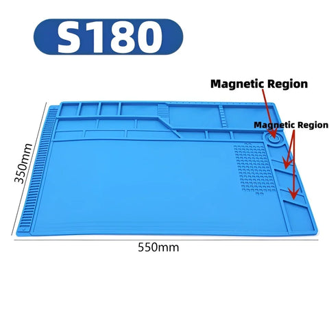 Phone & Circuit Board Repair Mat – Magnetic Silicone