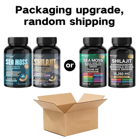 Herbal Sea Moss & Shilajit Capsules – 120-Count Blend with Ashwagandha, Turmeric & More