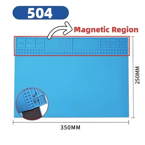 Phone & Circuit Board Repair Mat – Magnetic Silicone