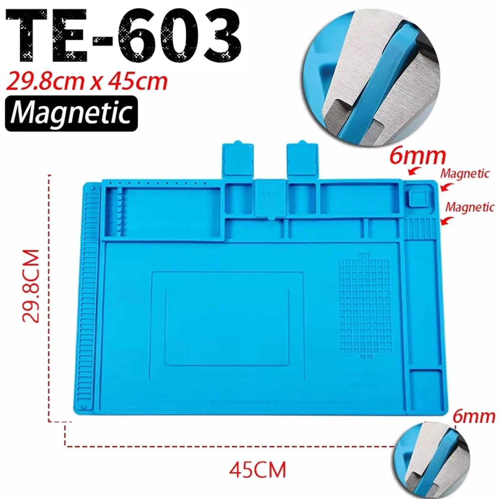 Phone & Circuit Board Repair Mat – Magnetic Silicone