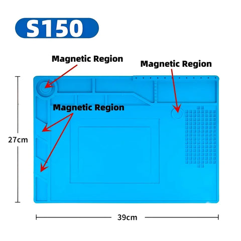 Phone & Circuit Board Repair Mat – Magnetic Silicone