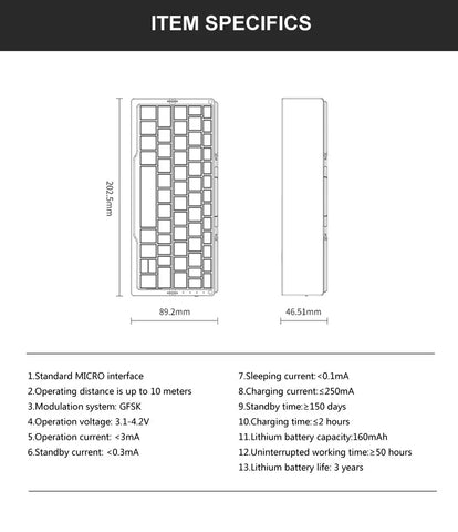 Foldable Pocket Keyboard with Stand – Rechargeable Wireless Keyboard for Phones & iPad