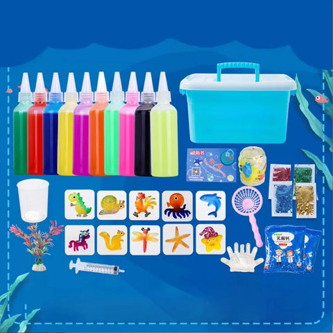 Magic Water Elf Toy Kit Water Fairy Water Gel Kit Handmade Water Toy Birthday Christmas Gifts for Kids Party Favors