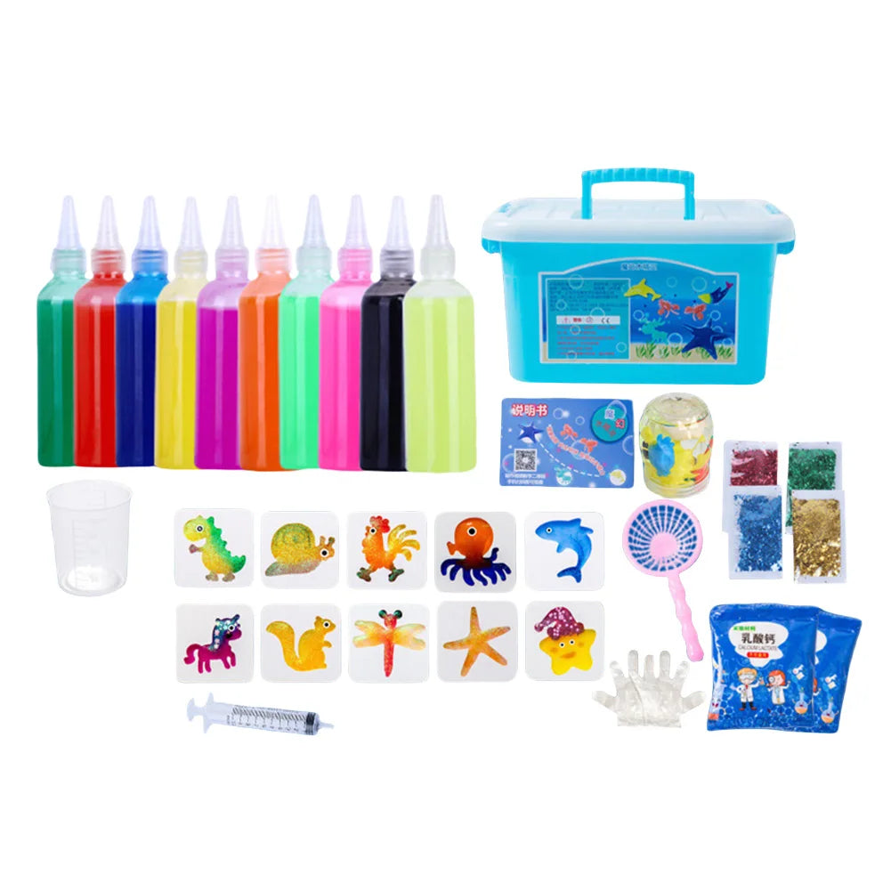 Magic Water Elf Toy Kit Water Fairy Water Gel Kit Handmade Water Toy Birthday Christmas Gifts for Kids Party Favors