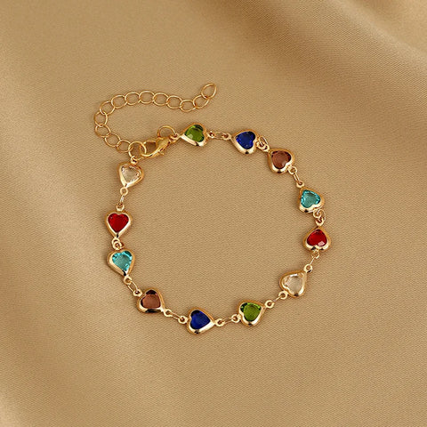 Luxury Heart Zircon Bracelet – Perfect Gift for Women