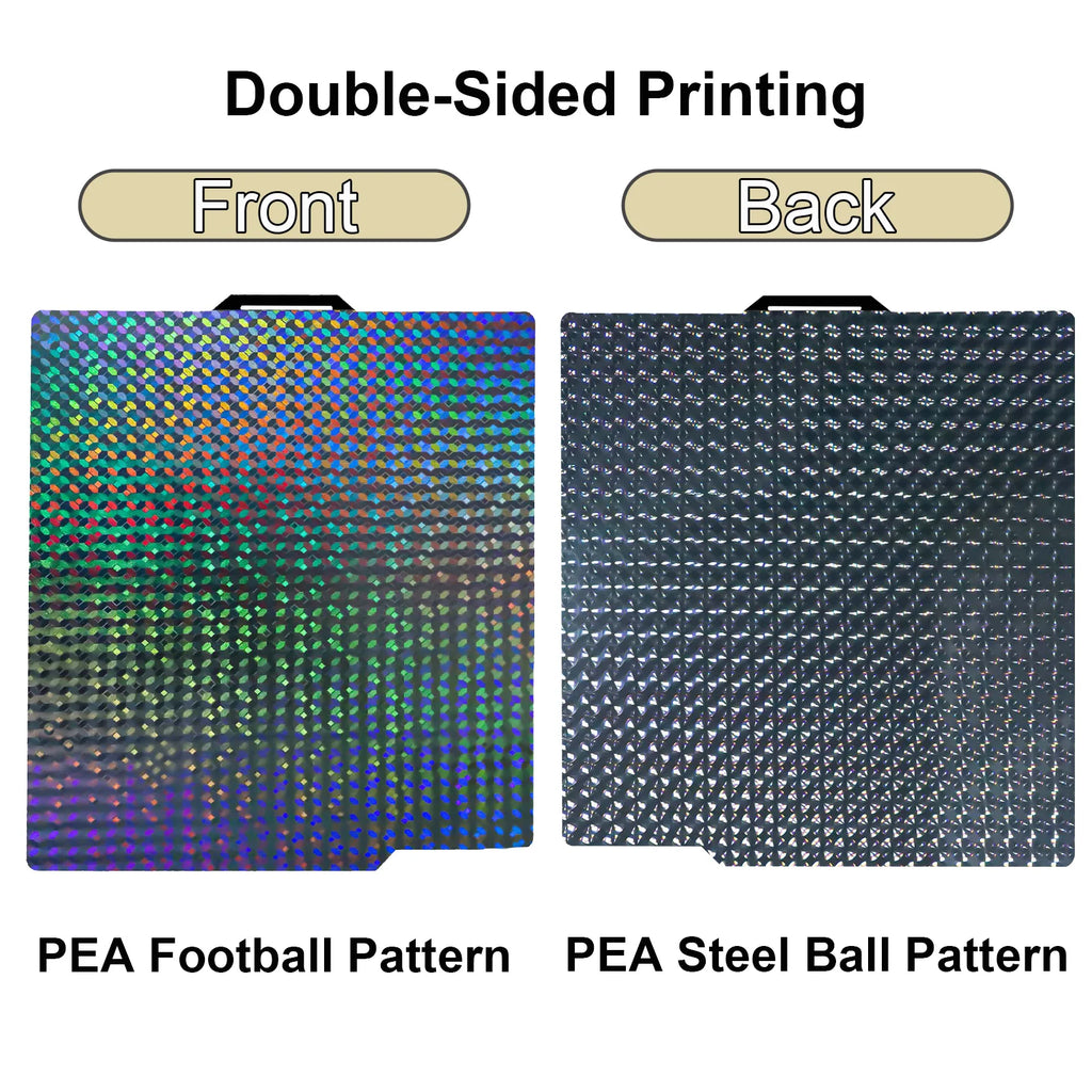 P2S Dual-Sided PEO/PEY Spring Steel Build Plate for Bambu Lab X1/P1 Series