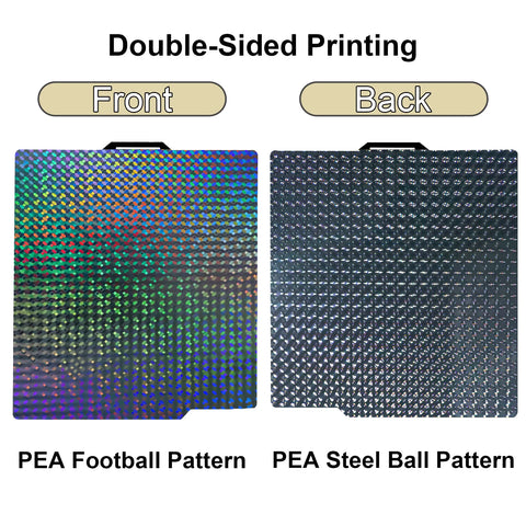 P2S Dual-Sided PEO/PEY Spring Steel Build Plate for Bambu Lab X1/P1 Series