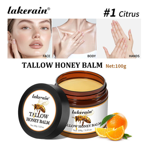Hydrating Tallow Honey Cream – Natural Relief for Dry, Irritated Skin