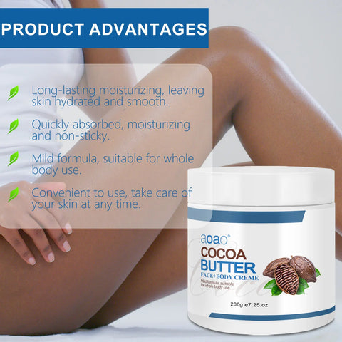 Nourishing Shea Butter Cream – Coconut & Cocoa Formula, Hypoallergenic, Vitamin E