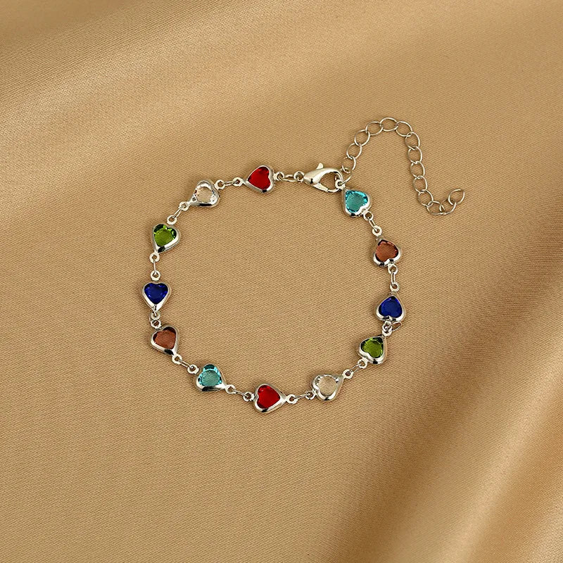 Luxury Heart Zircon Bracelet – Perfect Gift for Women