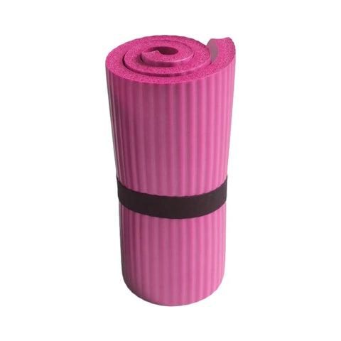 Shock-Absorbing Yoga Mat – 1.5 cm Thick for Pilates & Gymnastics