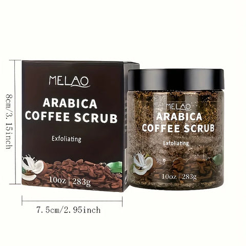 All-Natural Coffee & Dead Sea Salt Scrub – MELAO Moisturizing Exfoliating Body Care