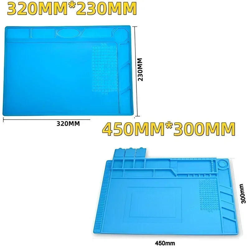 Phone & Circuit Board Repair Mat – Magnetic Silicone