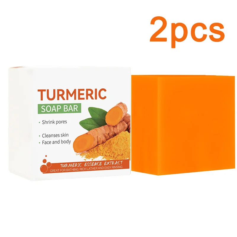 Handcrafted Turmeric Soap – Lightening and Moisturizing Cleanser for Sensitive Skin