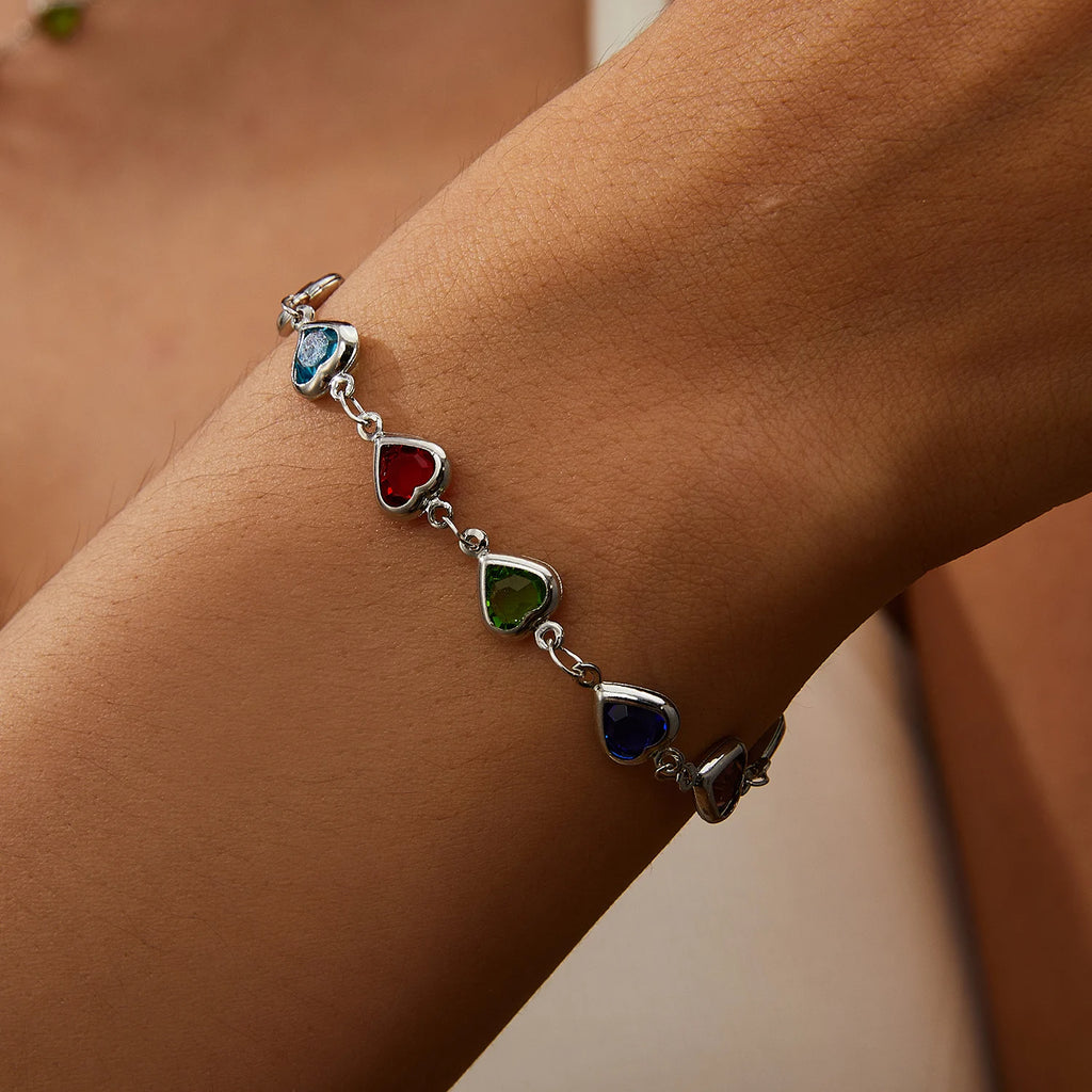 Luxury Heart Zircon Bracelet – Perfect Gift for Women