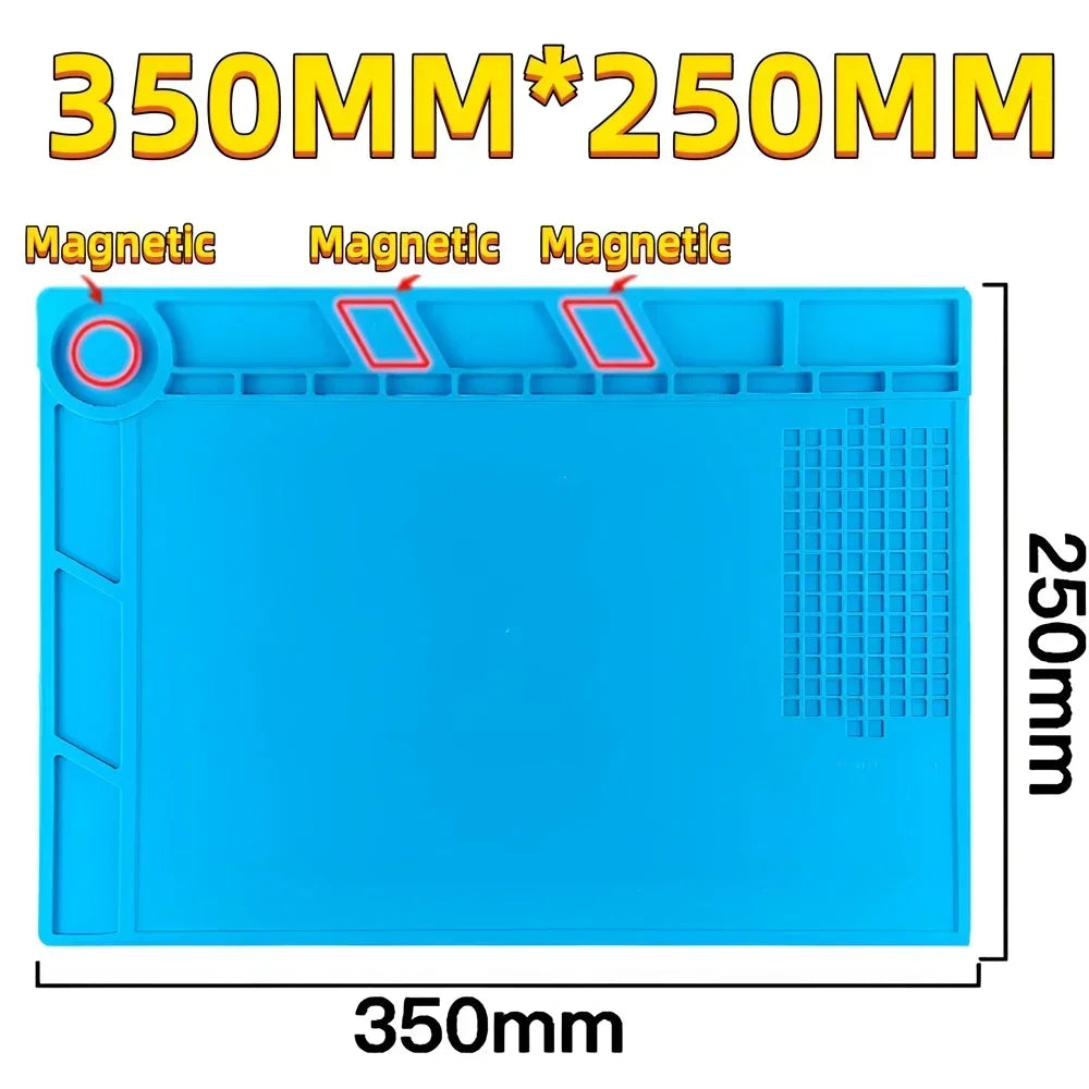 Phone & Circuit Board Repair Mat – Magnetic Silicone