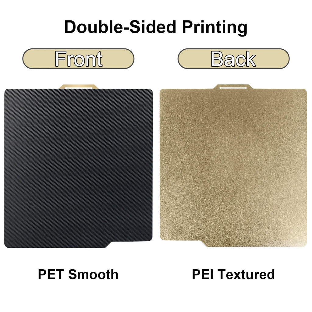 P2S Dual-Sided PEO/PEY Spring Steel Build Plate for Bambu Lab X1/P1 Series