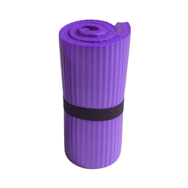 Shock-Absorbing Yoga Mat – 1.5 cm Thick for Pilates & Gymnastics