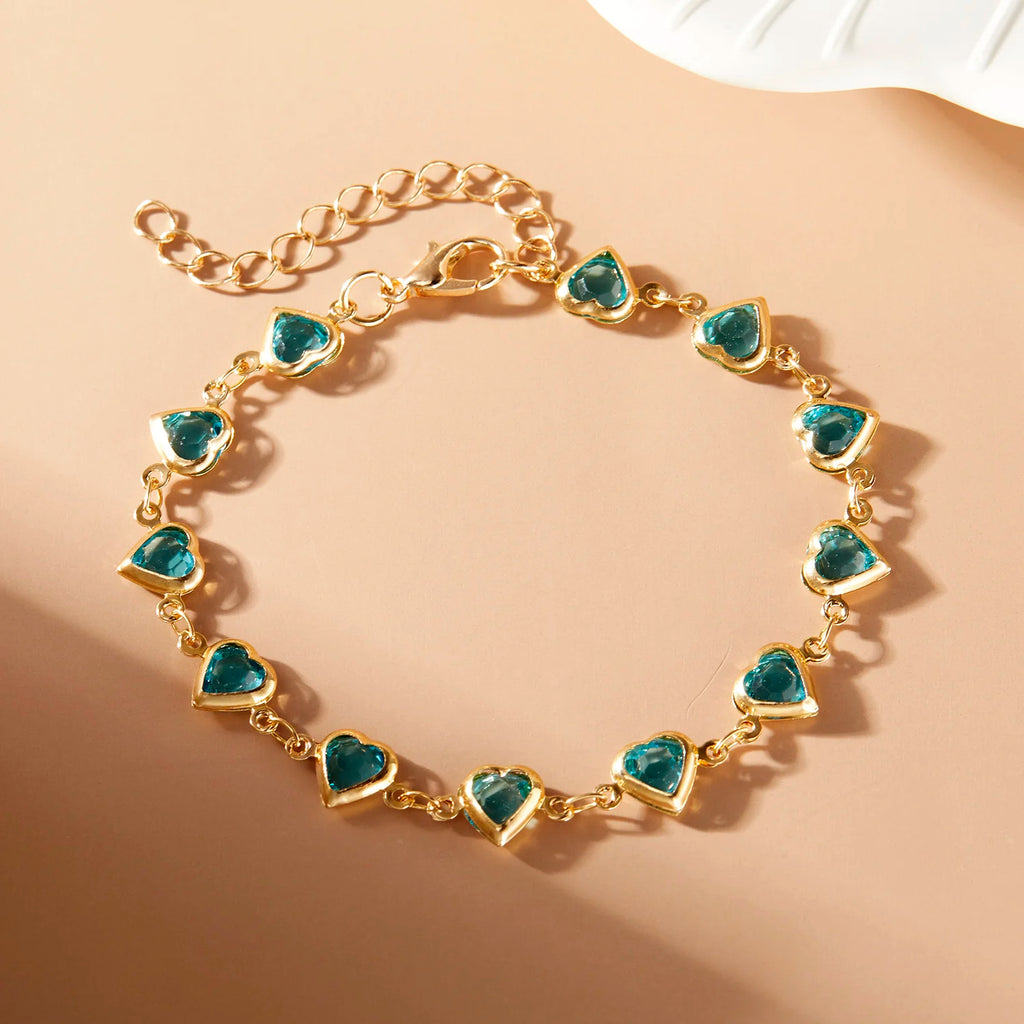 Luxury Heart Zircon Bracelet – Perfect Gift for Women