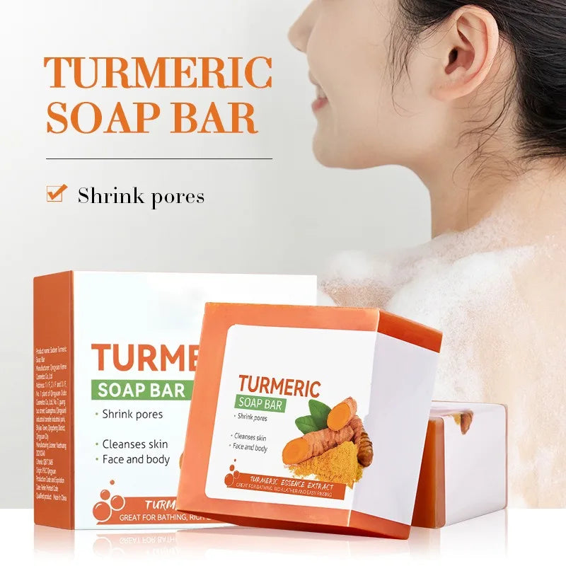 Handcrafted Turmeric Soap – Lightening and Moisturizing Cleanser for Sensitive Skin