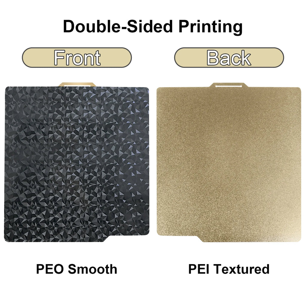 P2S Dual-Sided PEO/PEY Spring Steel Build Plate for Bambu Lab X1/P1 Series