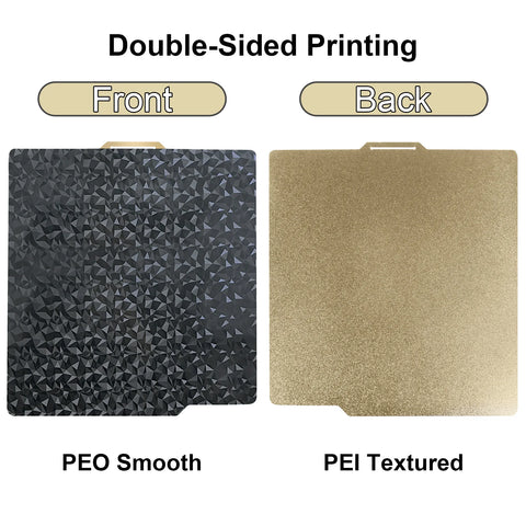 P2S Dual-Sided PEO/PEY Spring Steel Build Plate for Bambu Lab X1/P1 Series