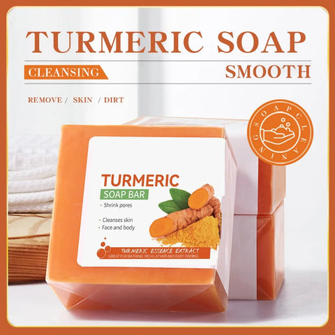 Handcrafted Turmeric Soap – Lightening and Moisturizing Cleanser for Sensitive Skin